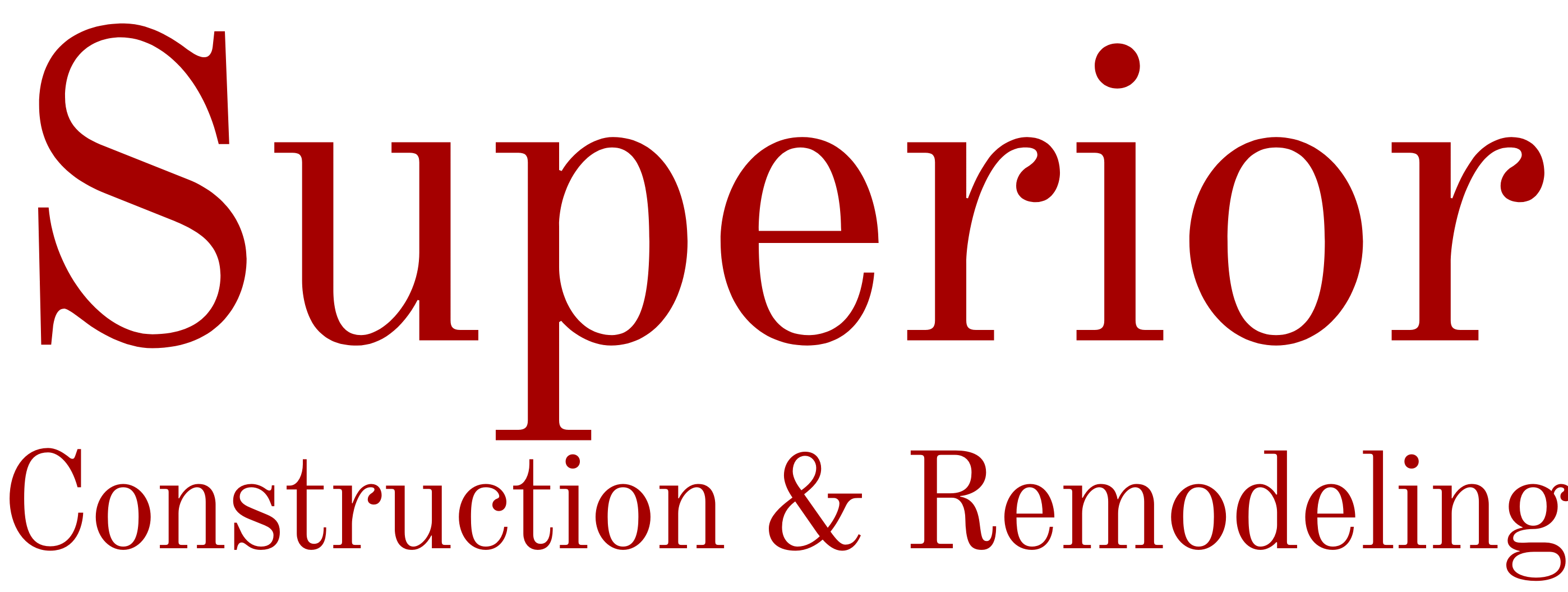 superior construction and remodeling placeholder logo